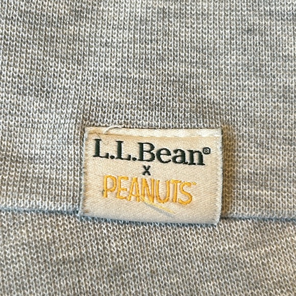 L.L.Bean Little Kids' L.L.Bean X Peanuts Crew Sweatshirt M 10-12 - Picture 3 of 6